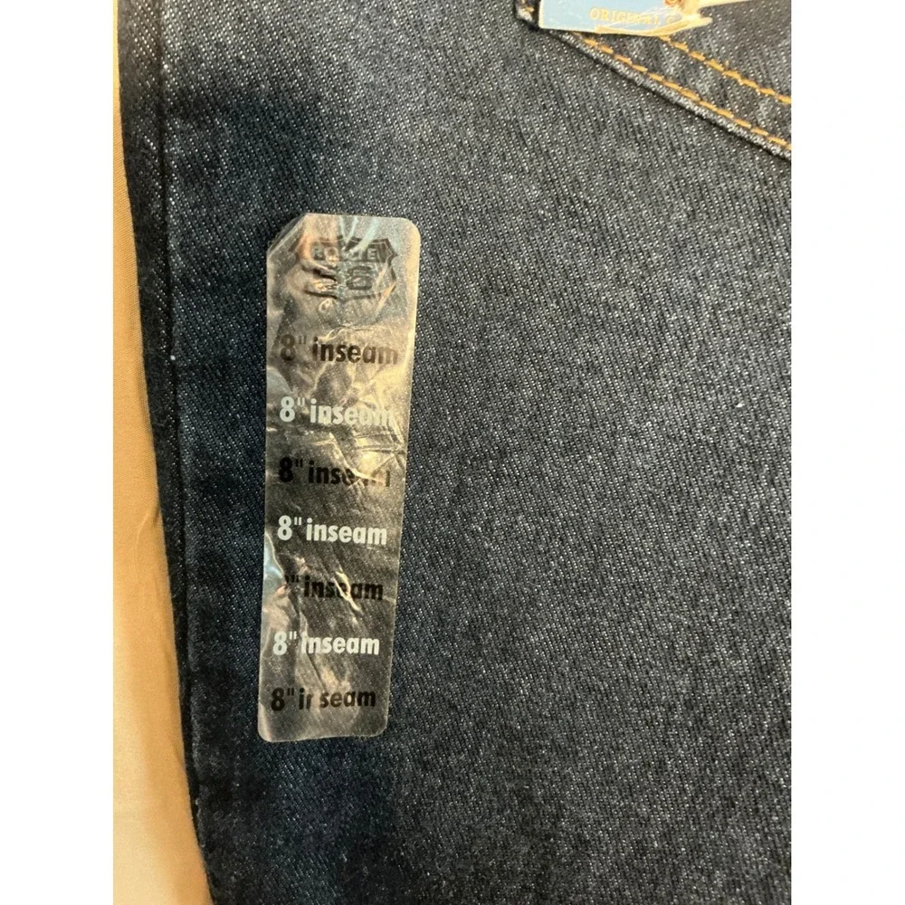 Route 66 Denim Shorts Women 17/18 Blue New High Rise 8in Inseam RT66L336L